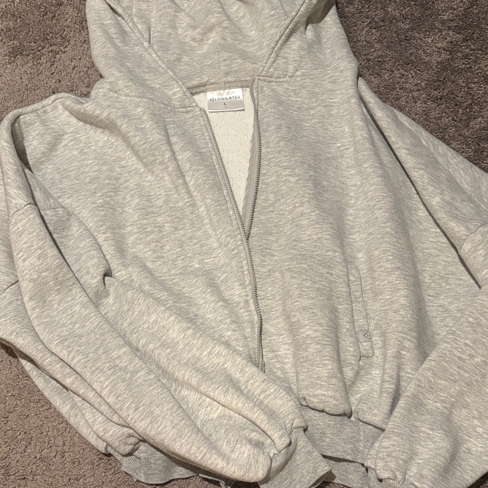 Gray Women's Hoodie Jacket